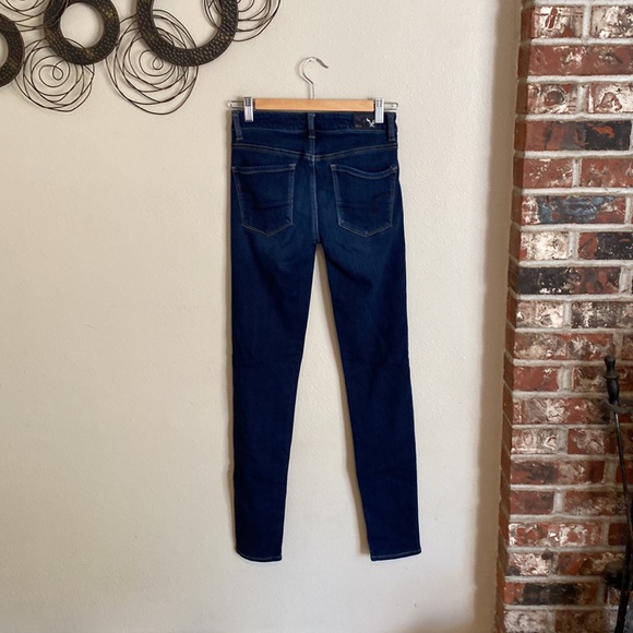 11 American Eagle Outfitters Hi-Rise Skinny Jeans EUC Women’s size 0 Long - Picture 2 of 8